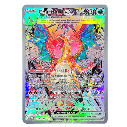 Anime battle style trading card collection
