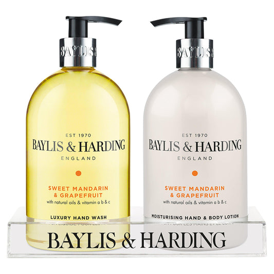 Baylis & Harding Sweet Mandarin & Grapefruit handwash and body lotion gift set x2