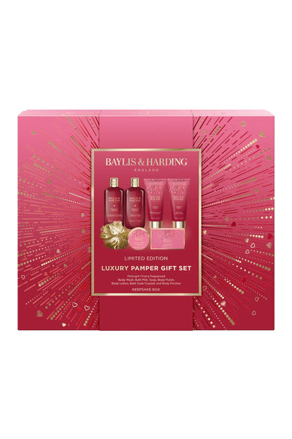Baylis & Harding Midnight Cherry Luxury Pamper Gift Set