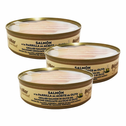 Baymar wild Pacific red salmon in olive oil 3 x 160g