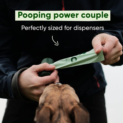 Beco Mint Scented Dog Poop Bags – Eco-friendly, leak-proof waste bags for dogs