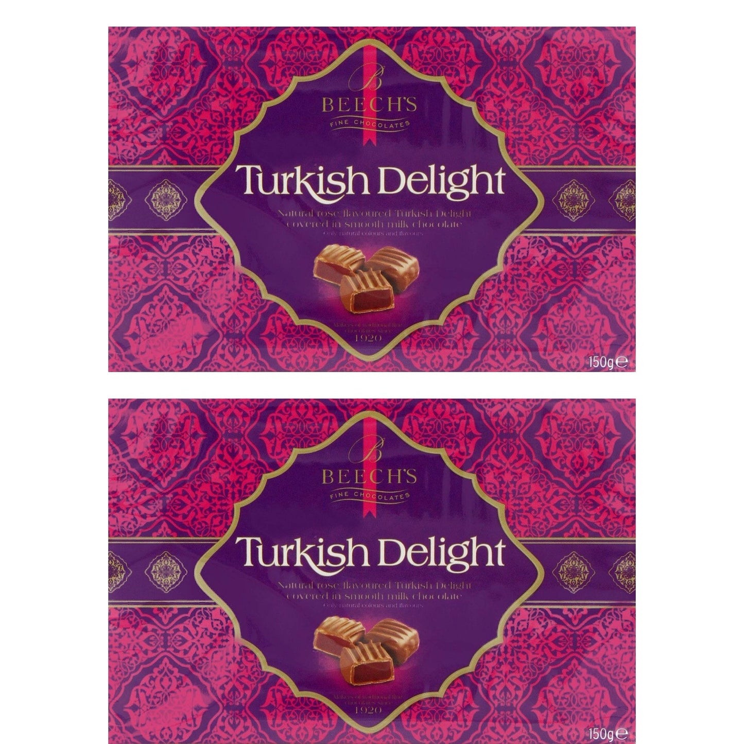 Beech’s Milk Chocolate Turkish Delight with rose centre