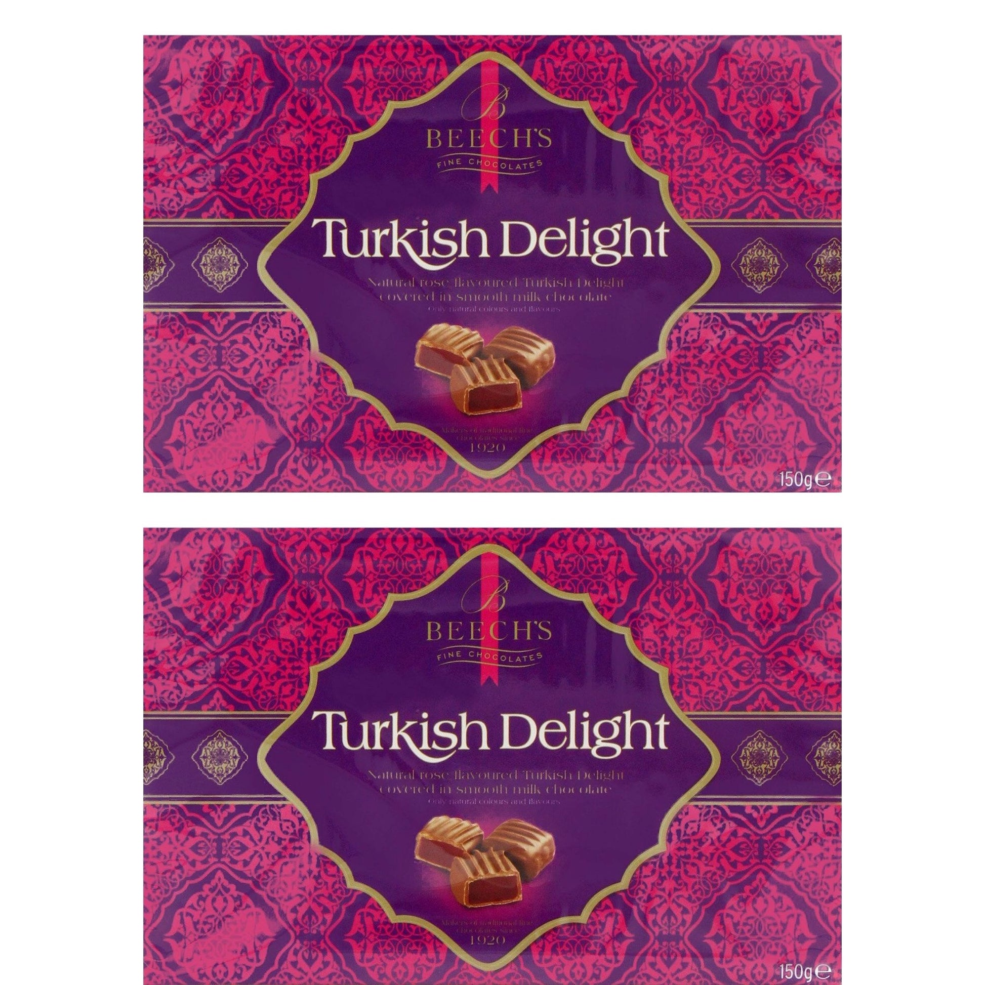 Beech’s Milk Chocolate Turkish Delight with rose centre