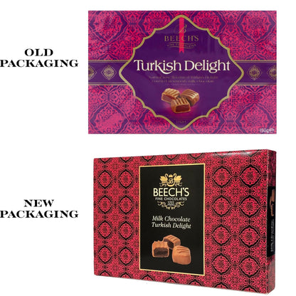 Beech’s Turkish Delight milk chocolate covered sweets