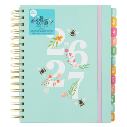 B5 organiser for study schedules