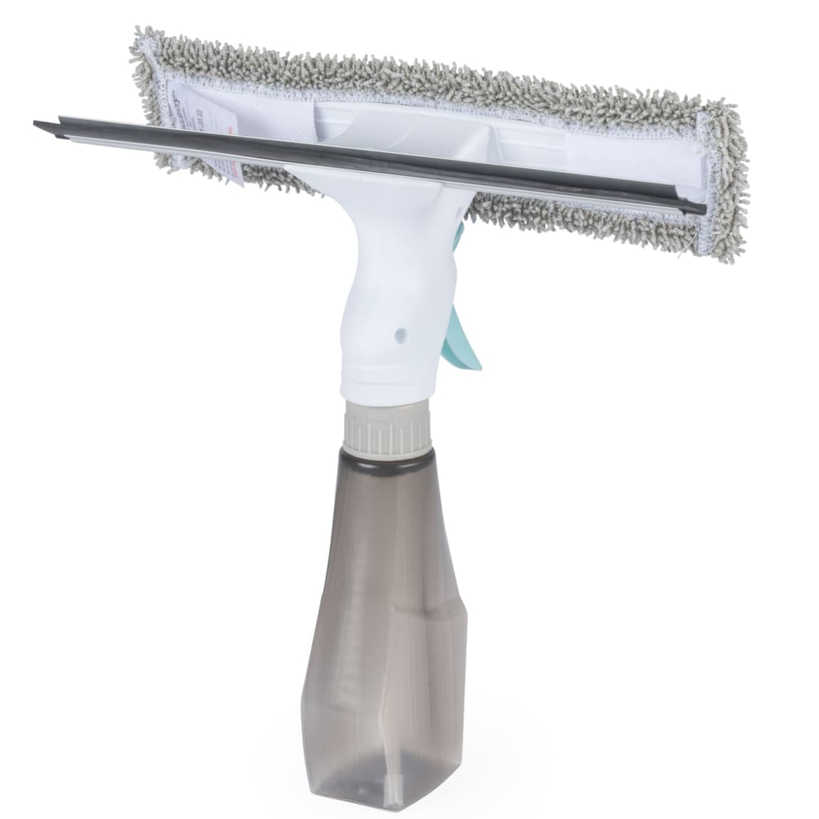 Window cleaner with washable microfibre cleaning cover