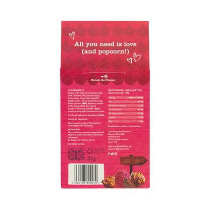 Handcrafted gourmet popcorn 3 pack 80g