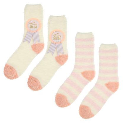 Best Mum cosy socks 2 pack gift for Mother’s Day