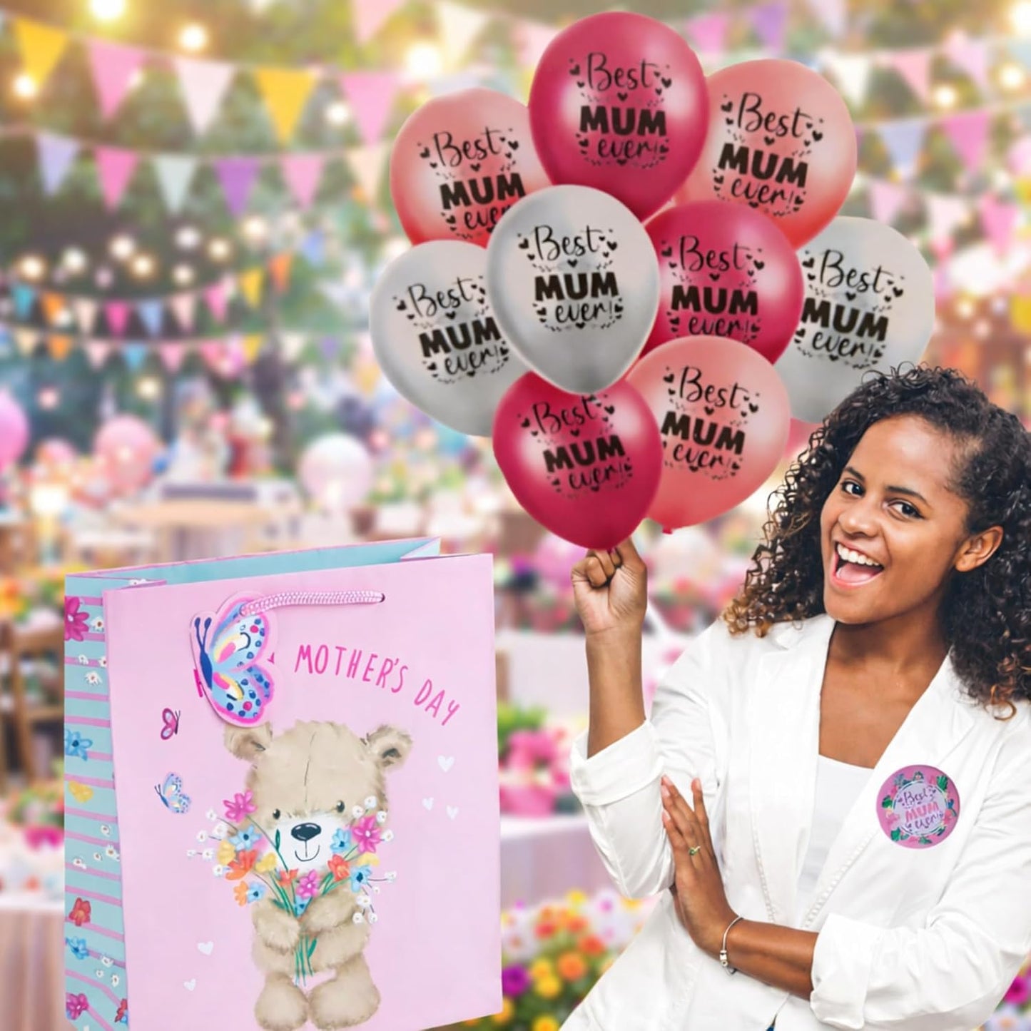 Beautifully presented ready-to-gift hamper for mum