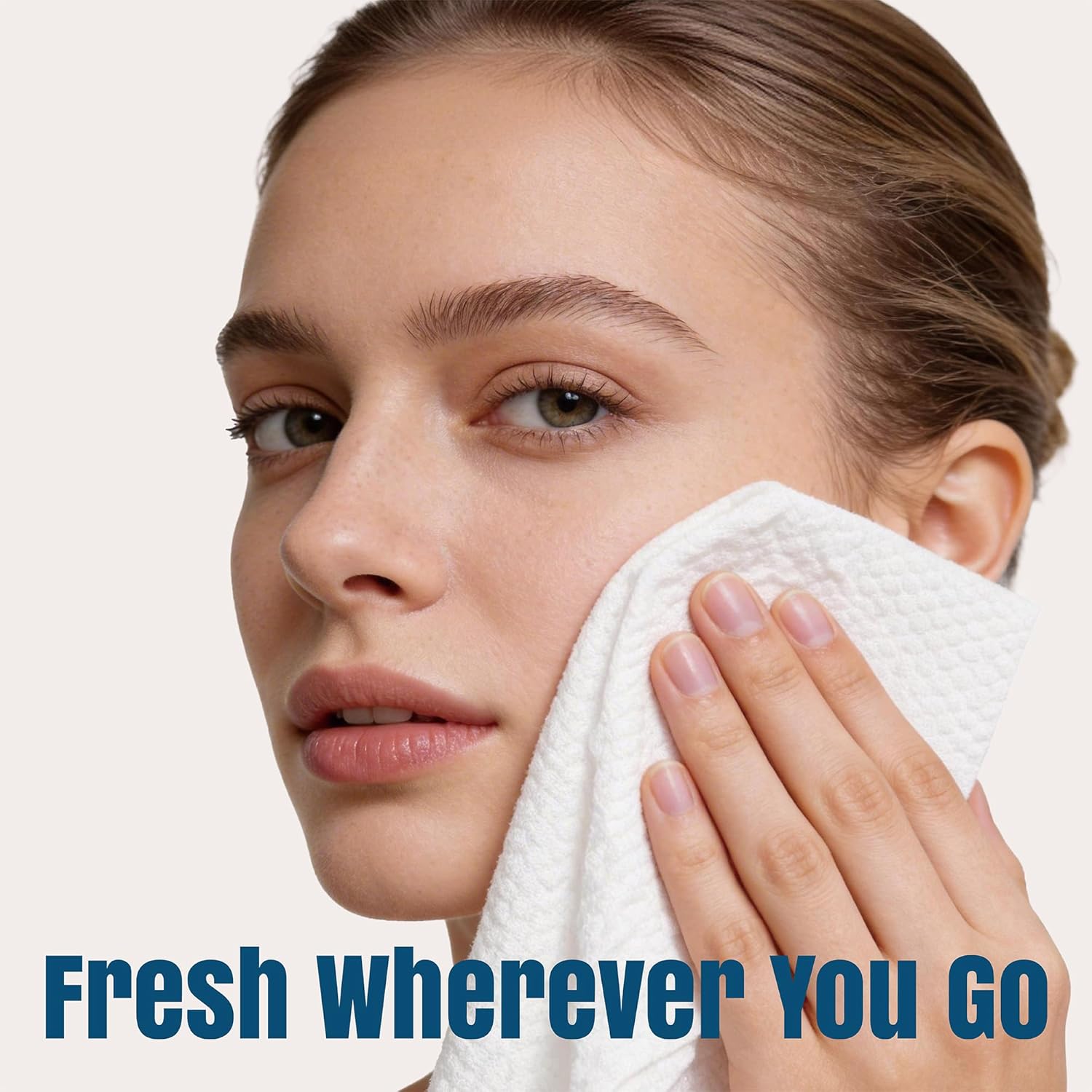 Compact travel hygiene towel tablets pack