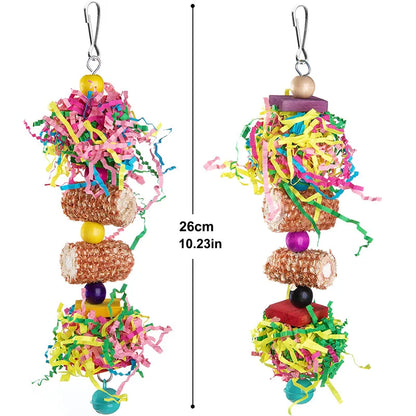 Cockatiel cage chew toys for daily activity