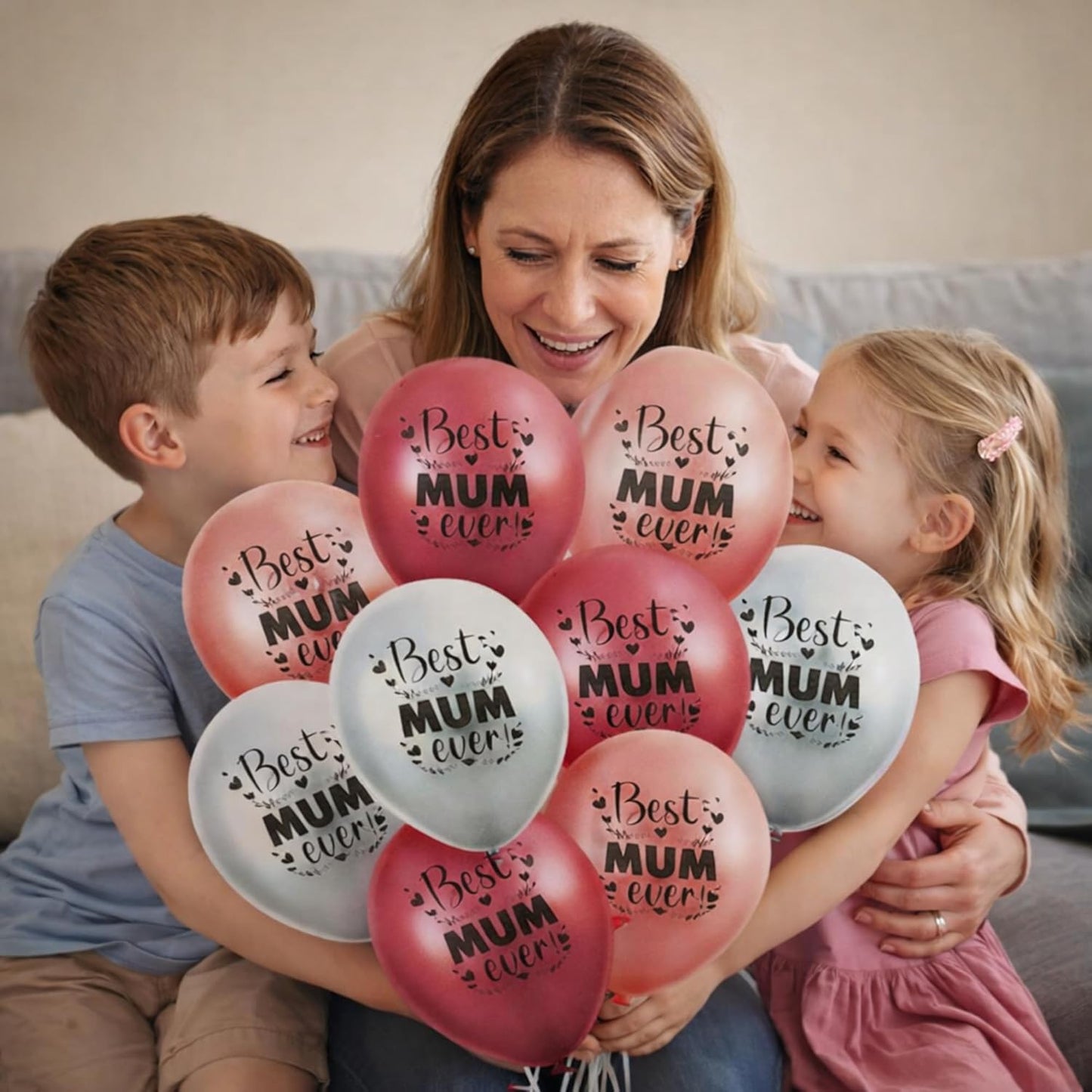 Elegant birthday balloon for mum celebration