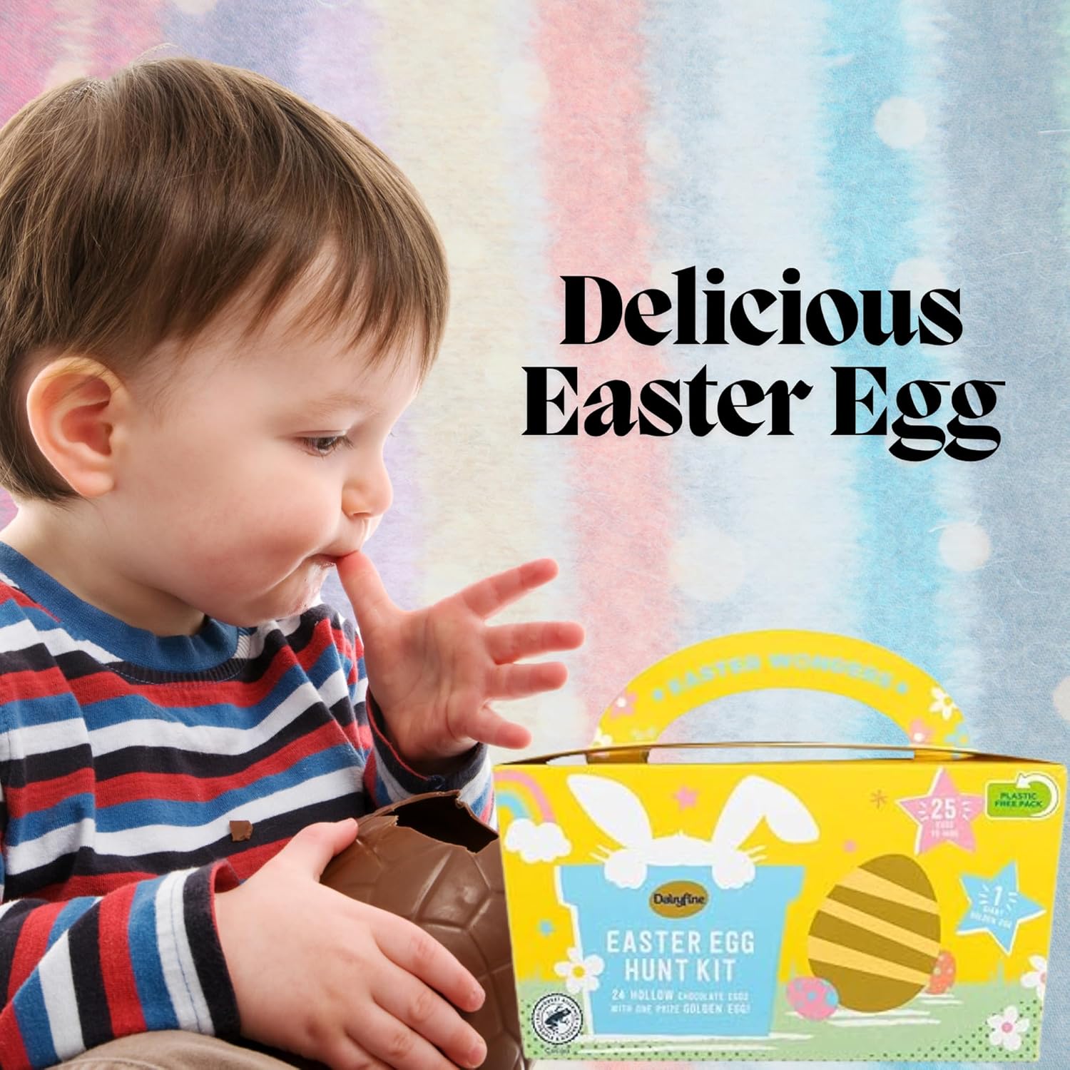 Birthday gift box featuring Easter chocolate treats