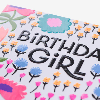 Birthday Girl Ditsy Birthday Card, a sweet and cheerful pick from our birthday cards collection and a lovely option among birthday card greeting cards.