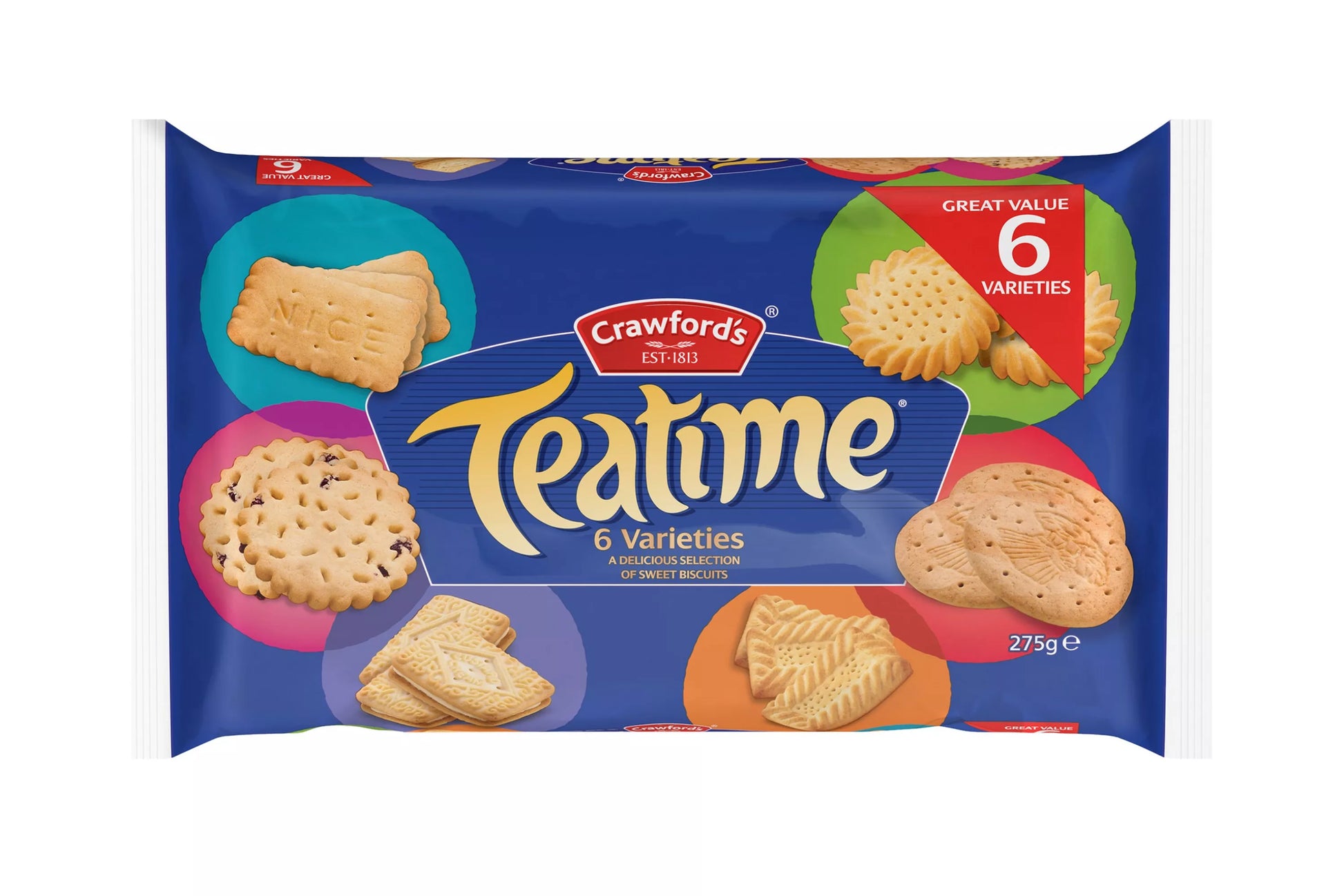 Sweet biscuit assortment selection for tea breaks