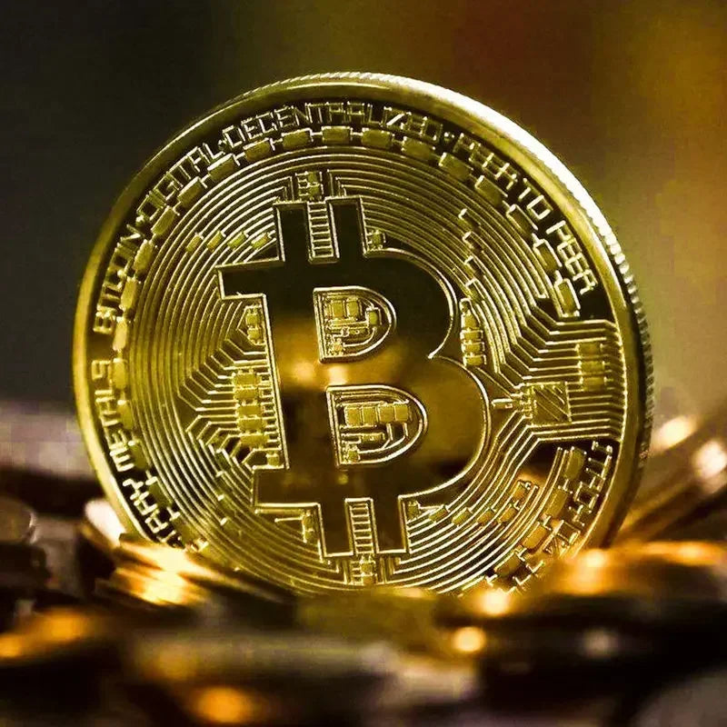Bitcoin collectible coin suitable for display