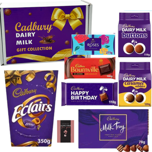 Assorted bite-sized chocolates in a festive pack