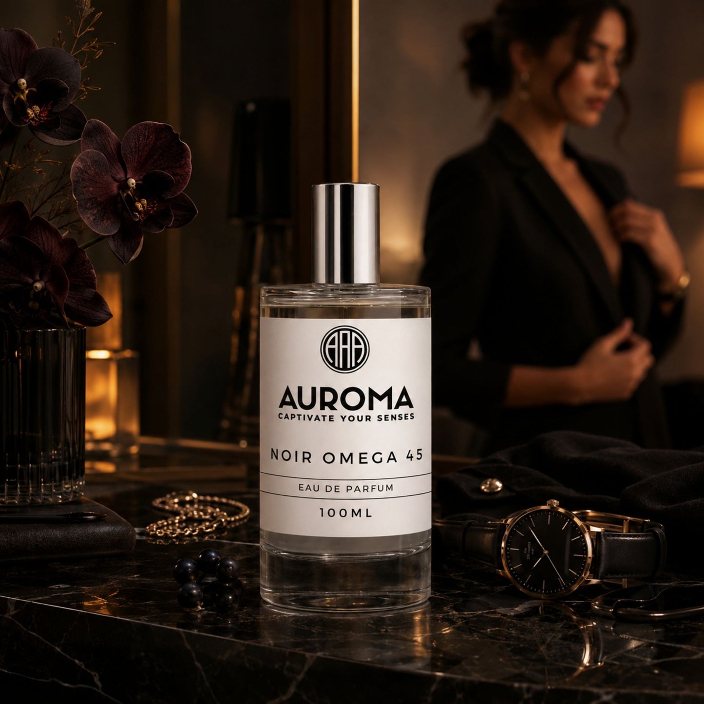 Dark floral unisex perfume