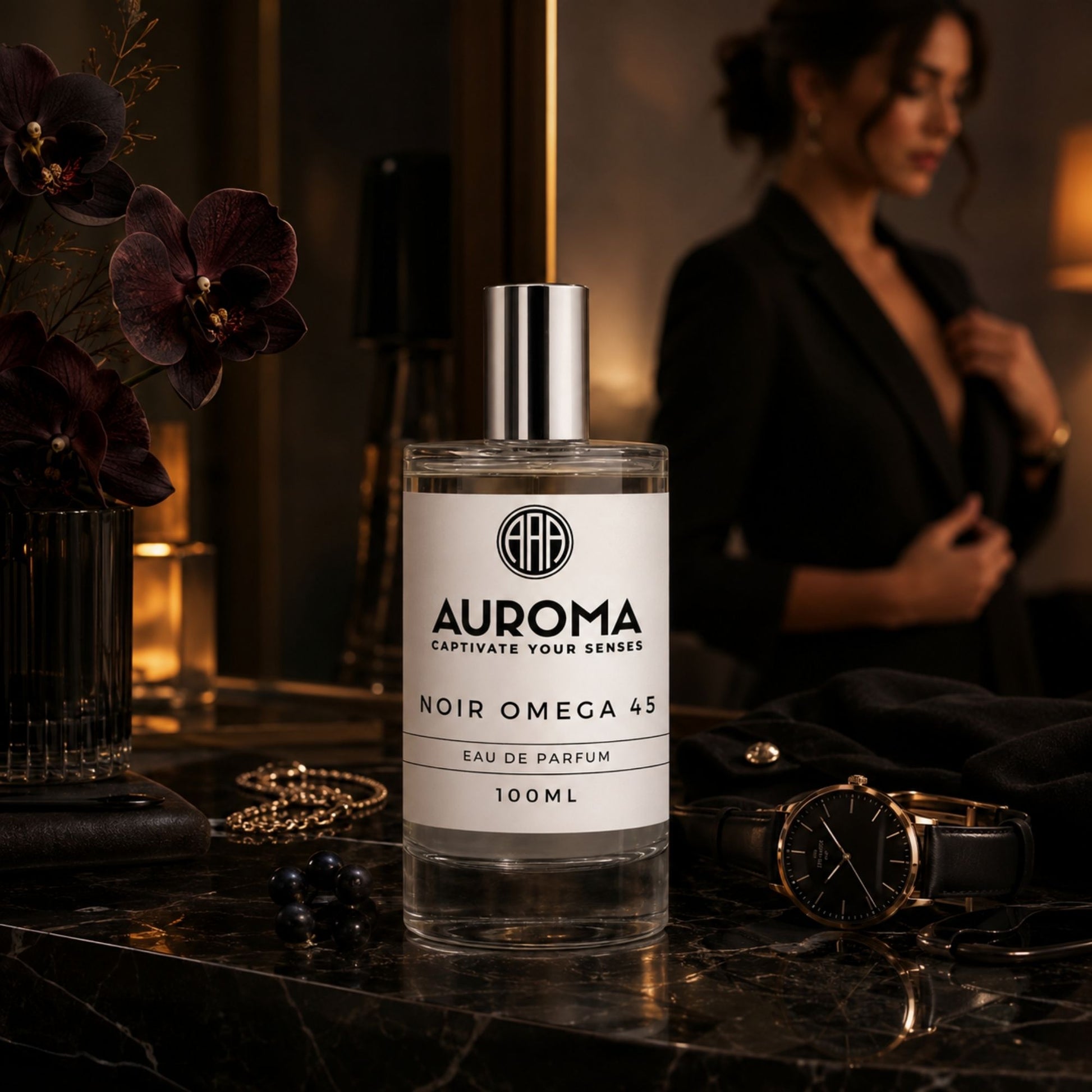 Dark floral unisex perfume