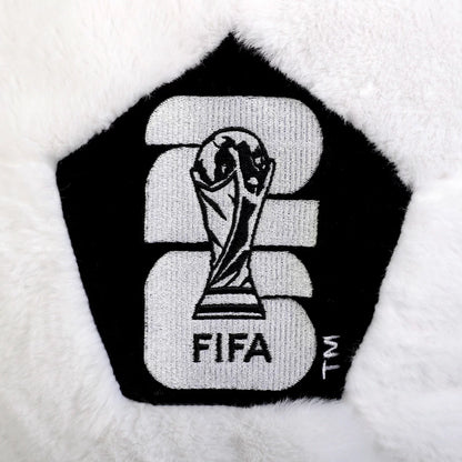 Soft polyester football pillow with FIFA logo design