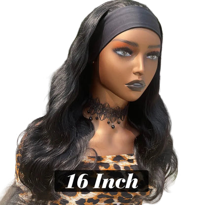 Comfortable headband wig designed for quick daily wear