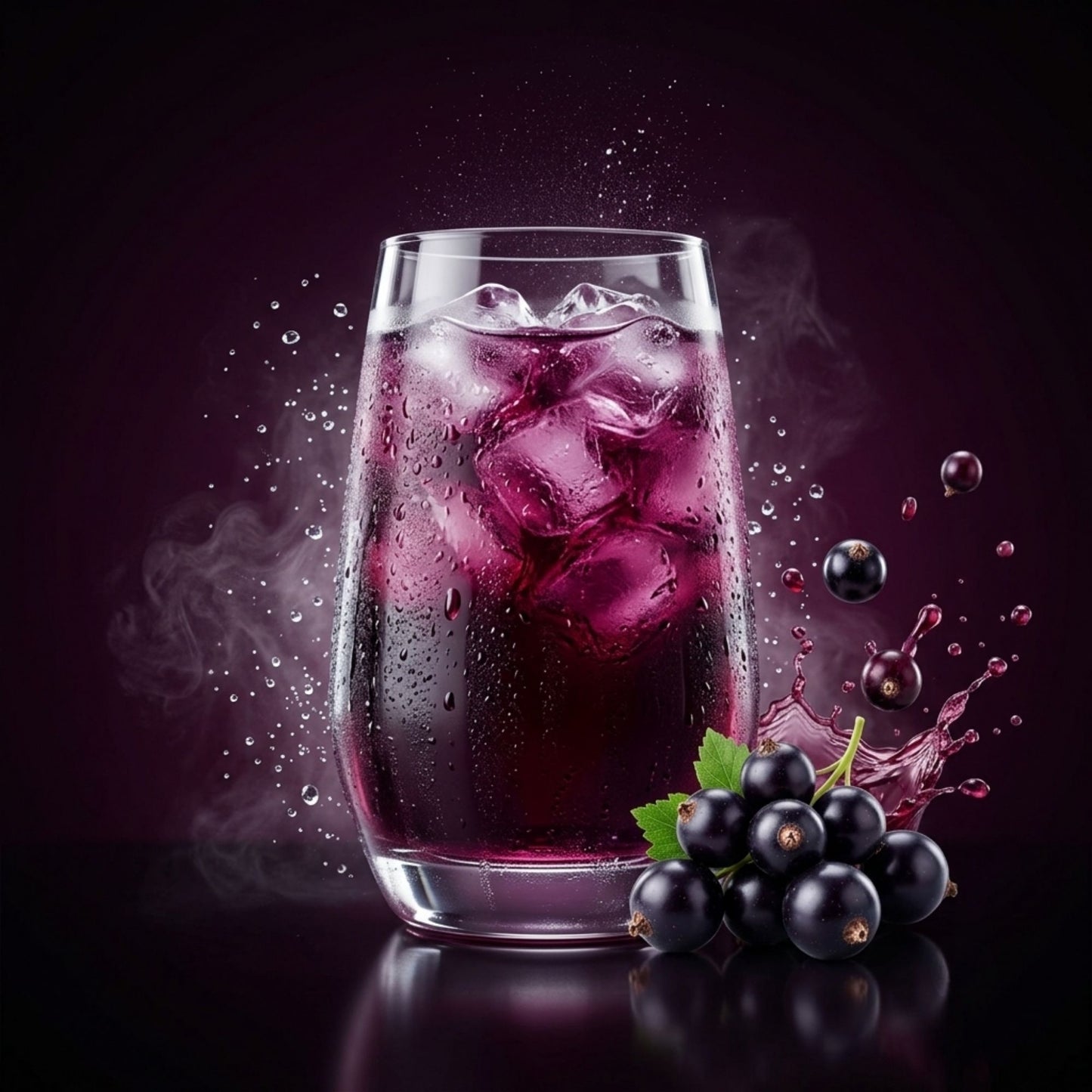 Double strength blackcurrant drink concentrate for catering