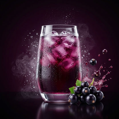 Double strength blackcurrant drink concentrate for catering