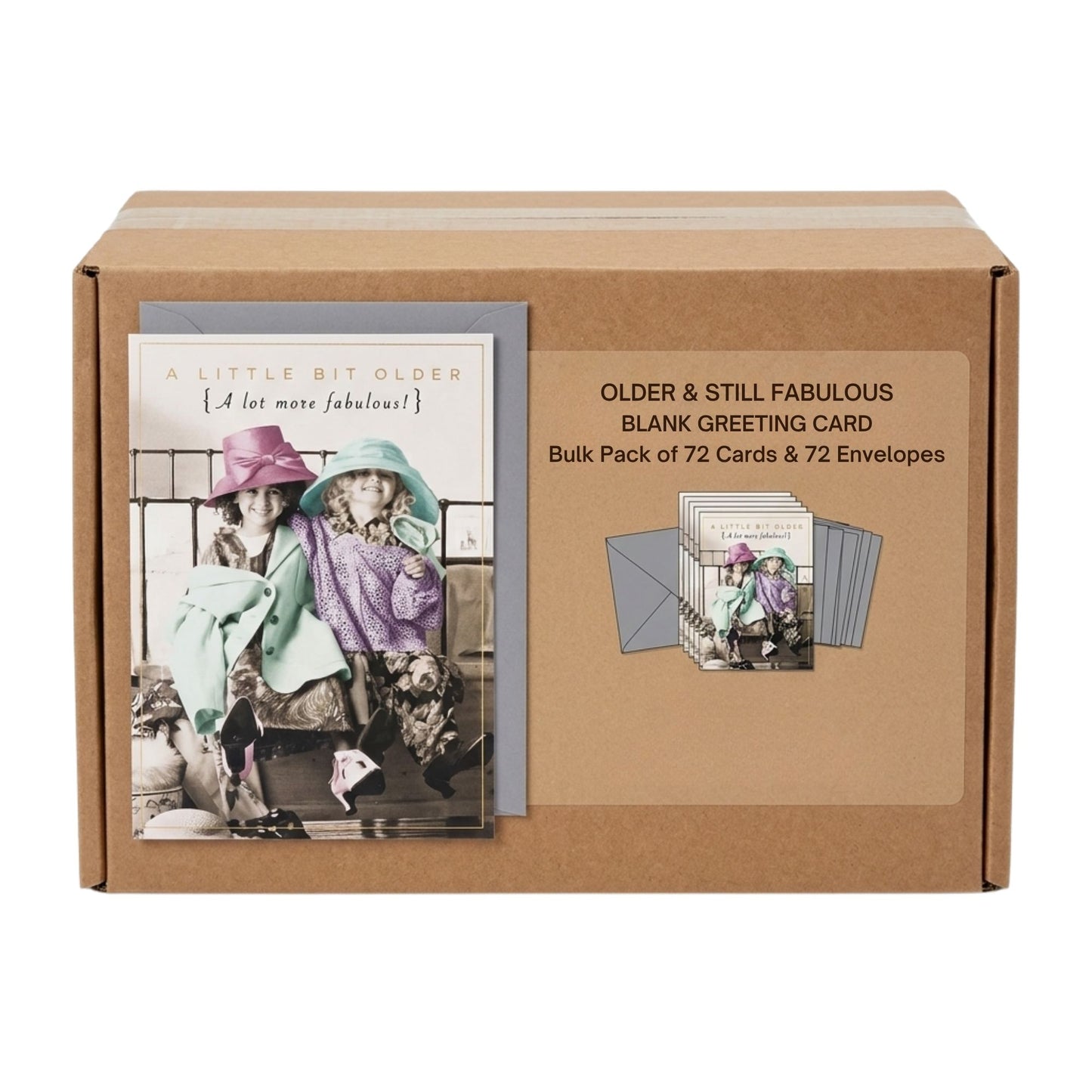 A Lot More Fabulous blank cards bulk set with envelopes