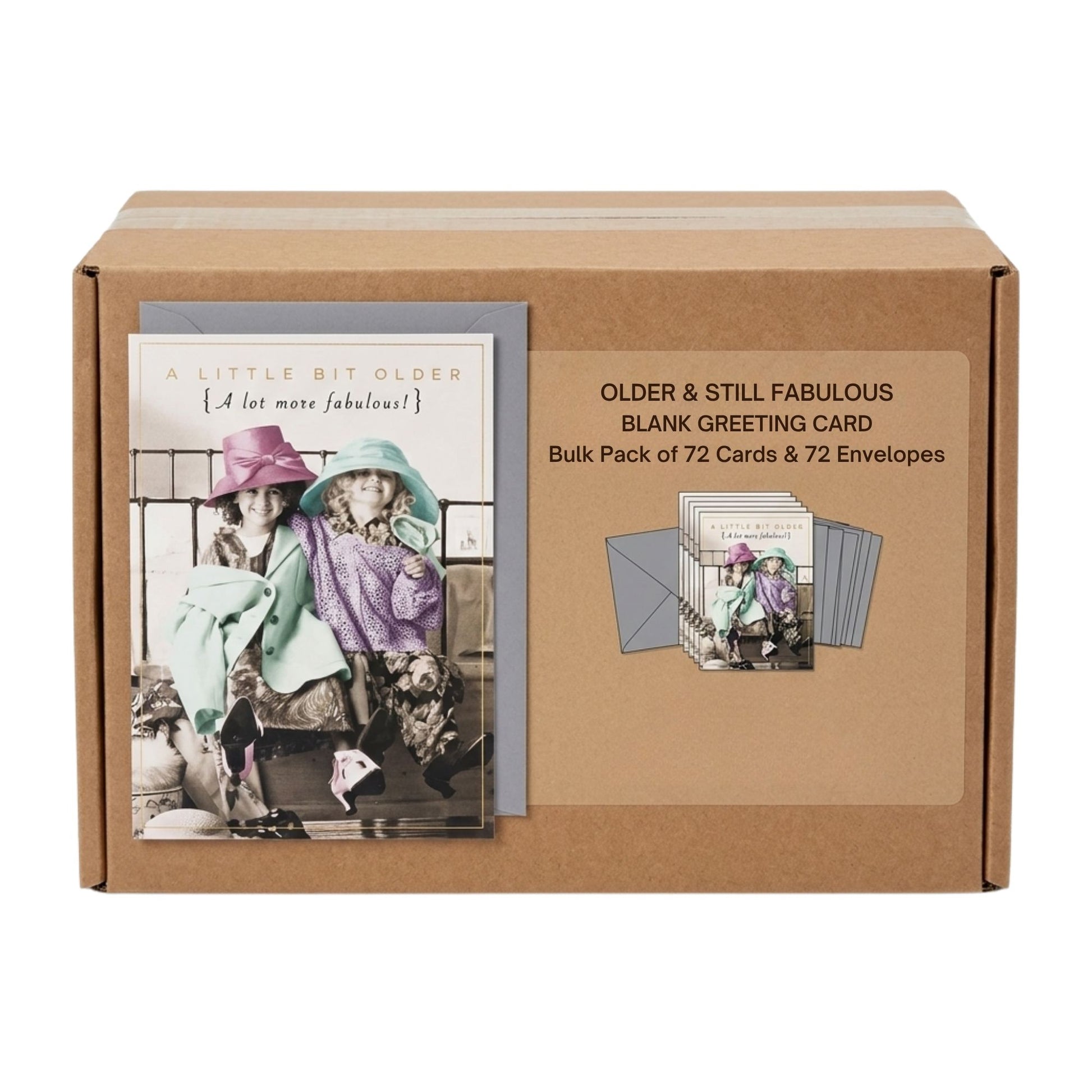 A Lot More Fabulous blank cards bulk set with envelopes