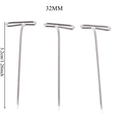 T pins wig head pinning craft sewing project lifestyle use