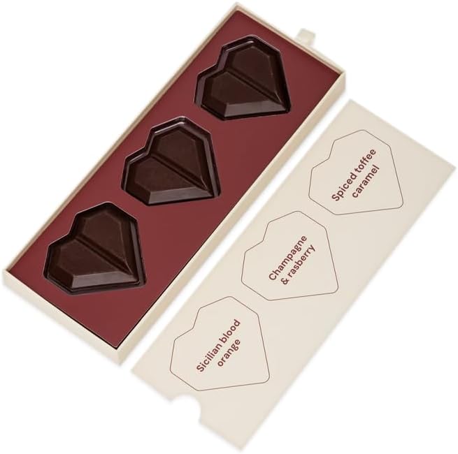 Sicilian Blood Orange, Champagne & Raspberry, and Spiced Toffee Caramel flavours