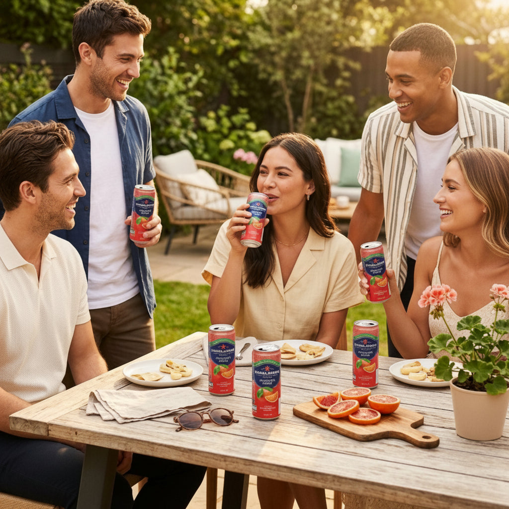 Sparkling citrus beverage for everyday refreshment