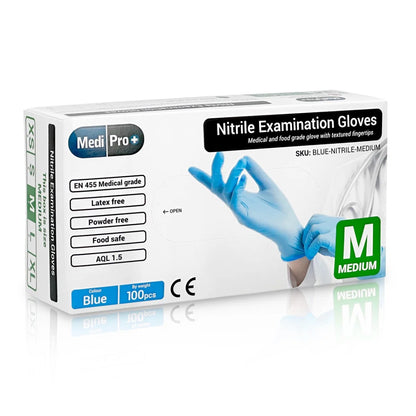 Medium disposable nitrile gloves