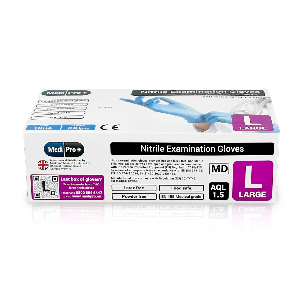 Cat III PPE nitrile gloves