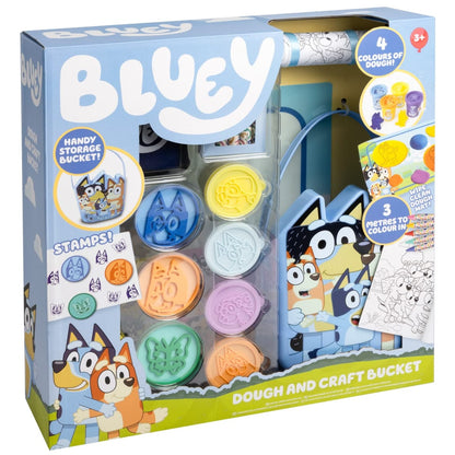 Bluey Dough & Craft Bucket creative kids play set