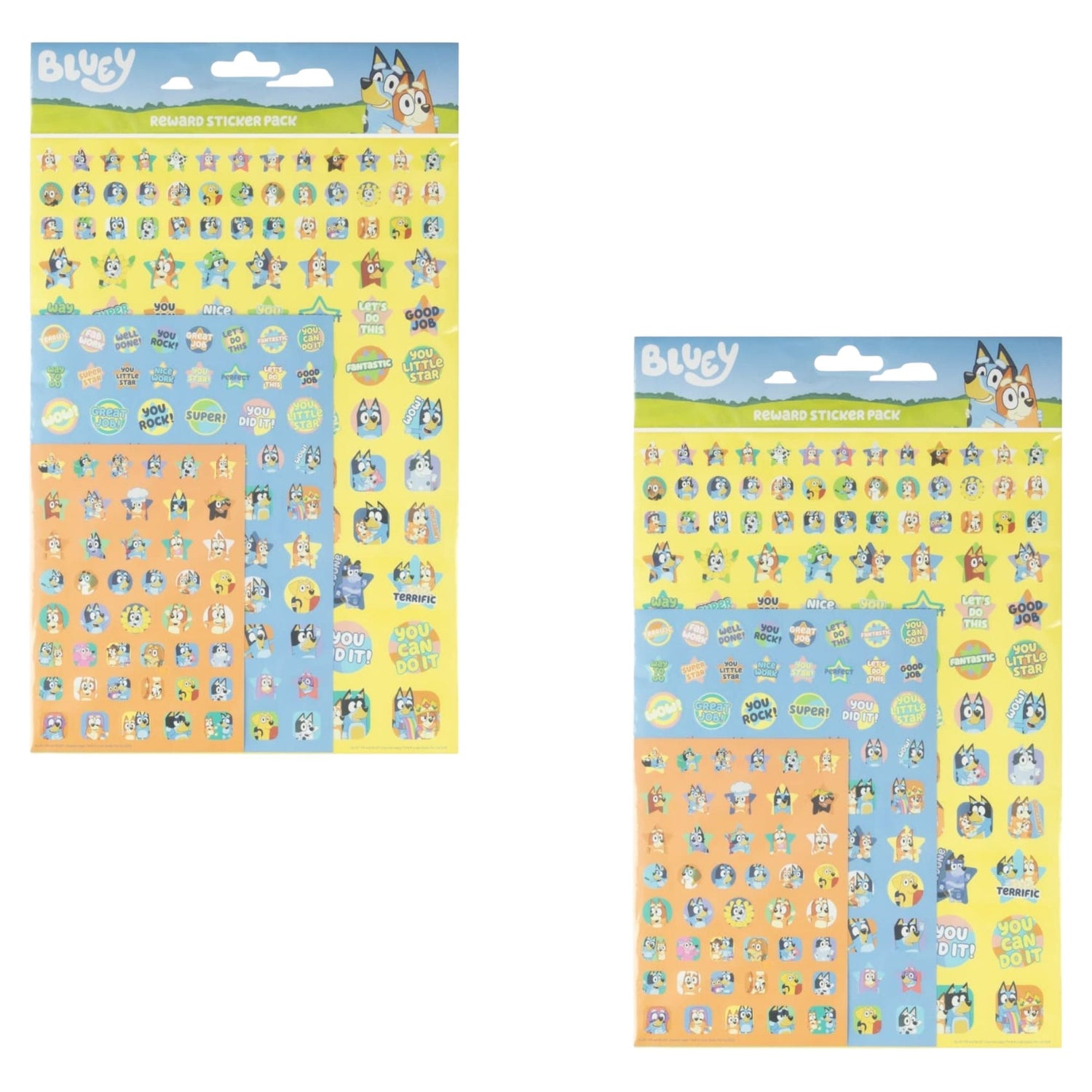 Bluey Reward Sticker 2 Pack