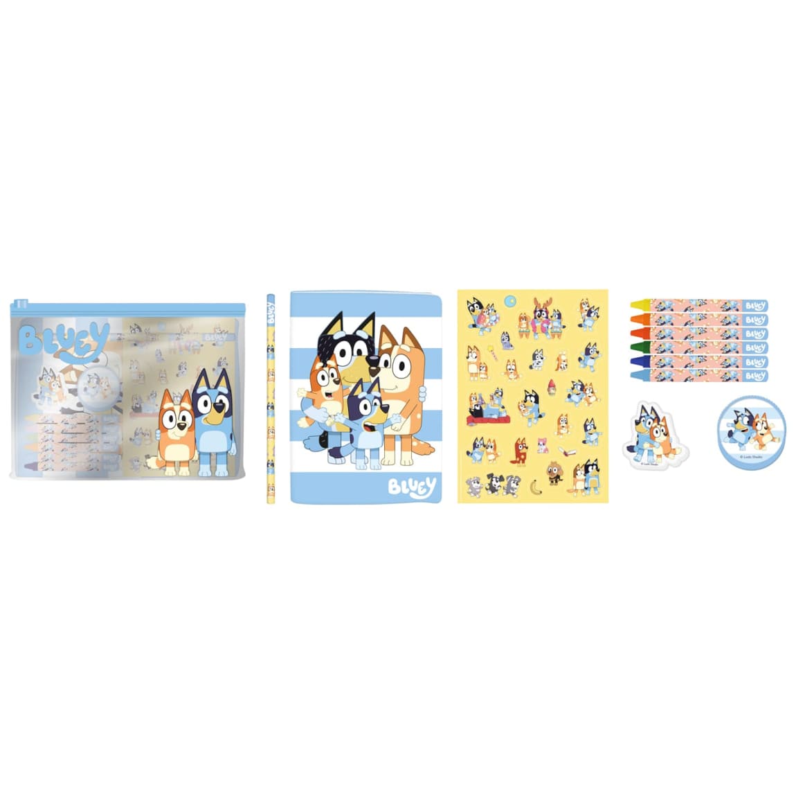 Bluey Wallet Stationery Set