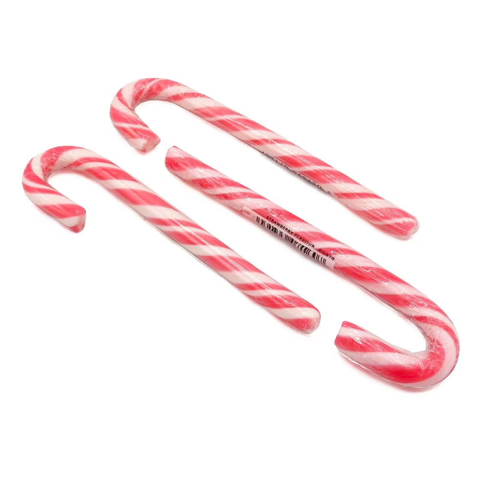Fruity strawberry flavour candy cane 20g by Bonds