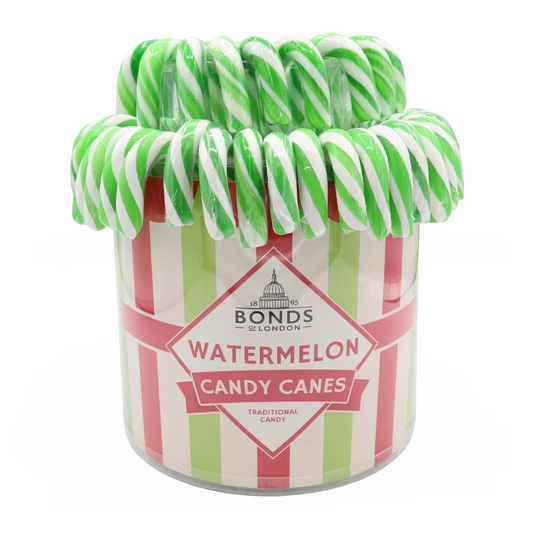 Bonds Watermelon Candy Cane Fountain 20g in festive packaging