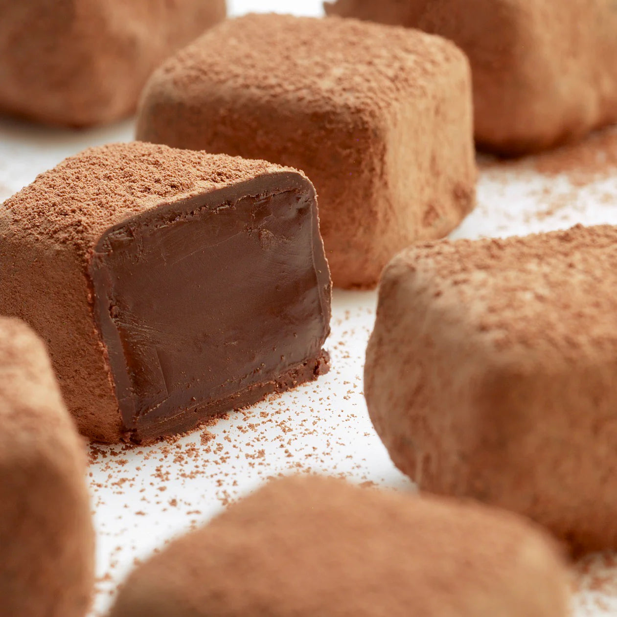 Box of Booja-Booja Fine de Champagne organic truffles