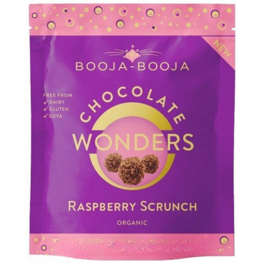 Booja-Booja Raspberry Scrunch Chocolate Wonders 65g pack