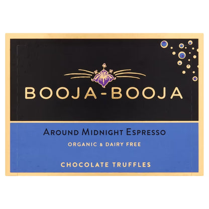 Booja-Booja Midnight Espresso Chocolate Truffles 92g vegan chocolate box