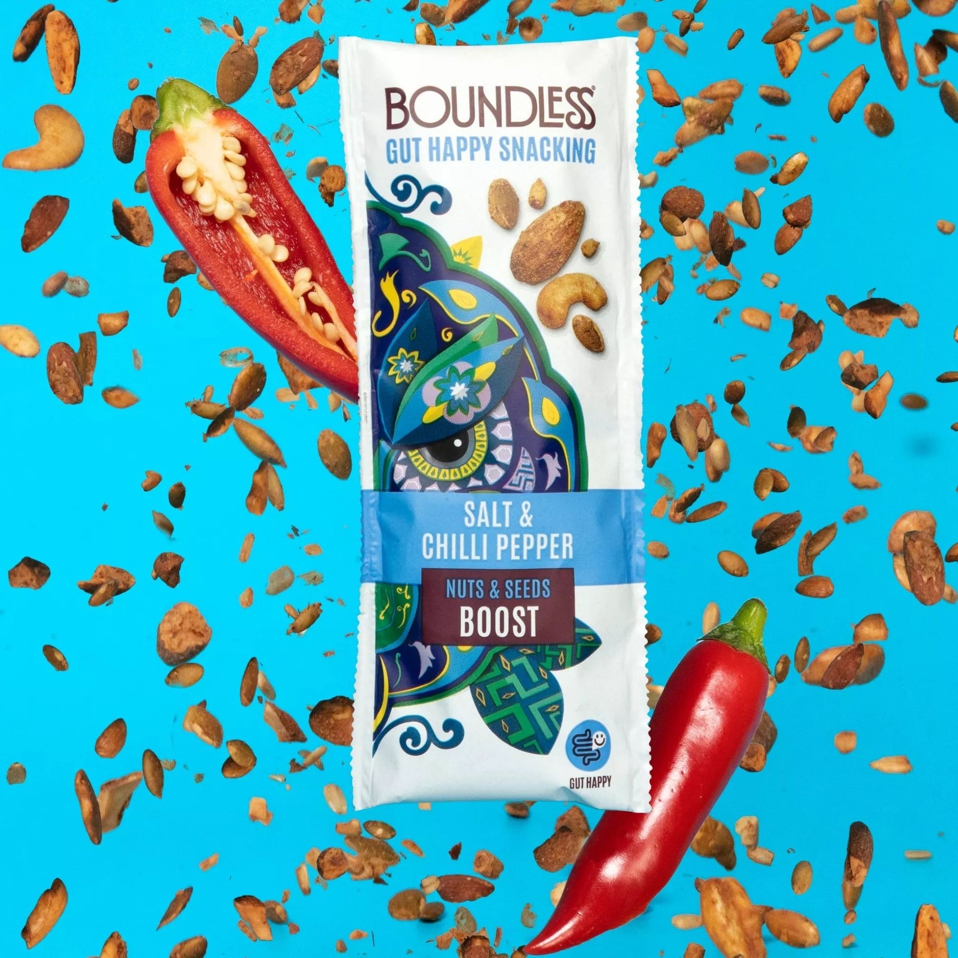 Boundless savoury snack Boost individual packs