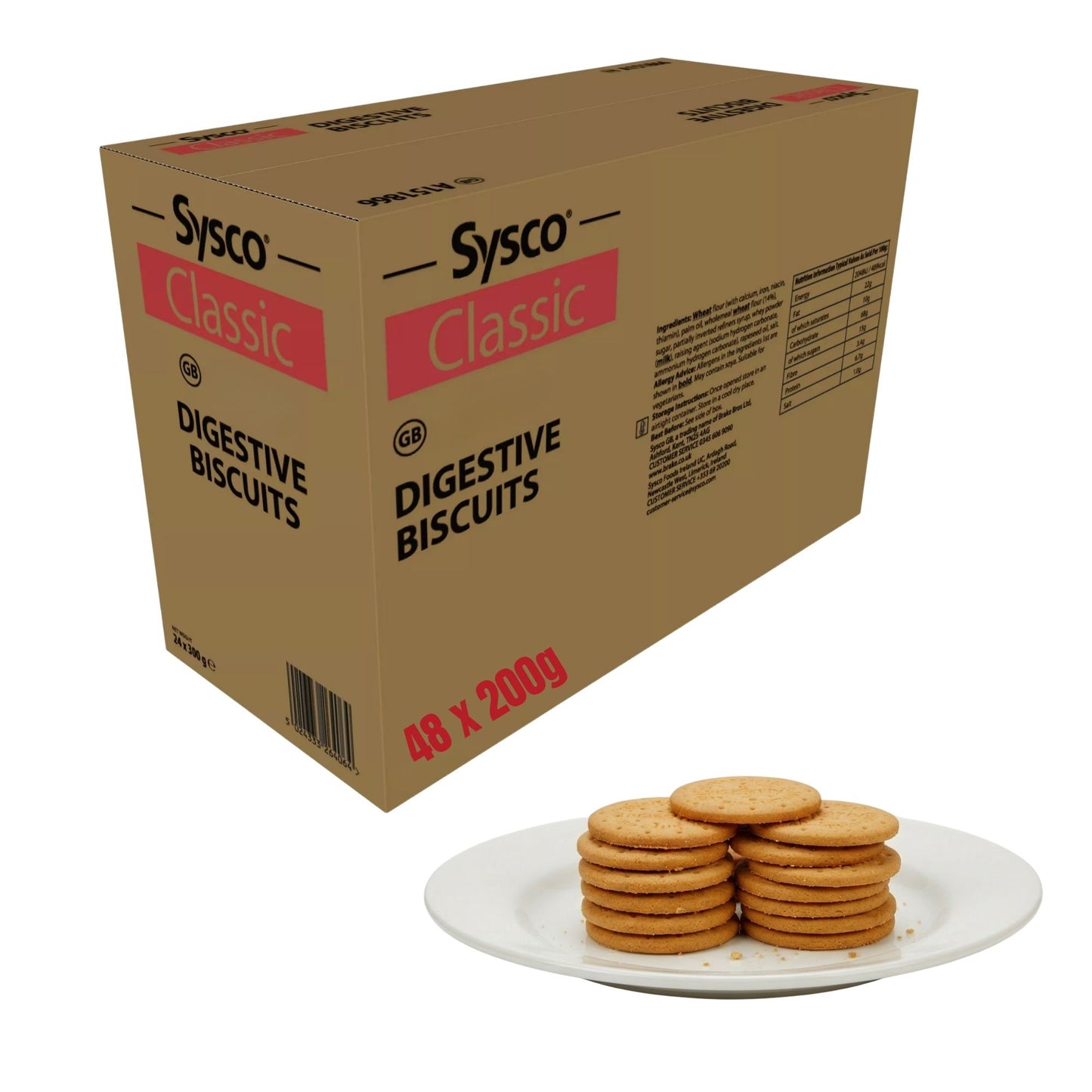 Classic digestive biscuits for tea and coffee