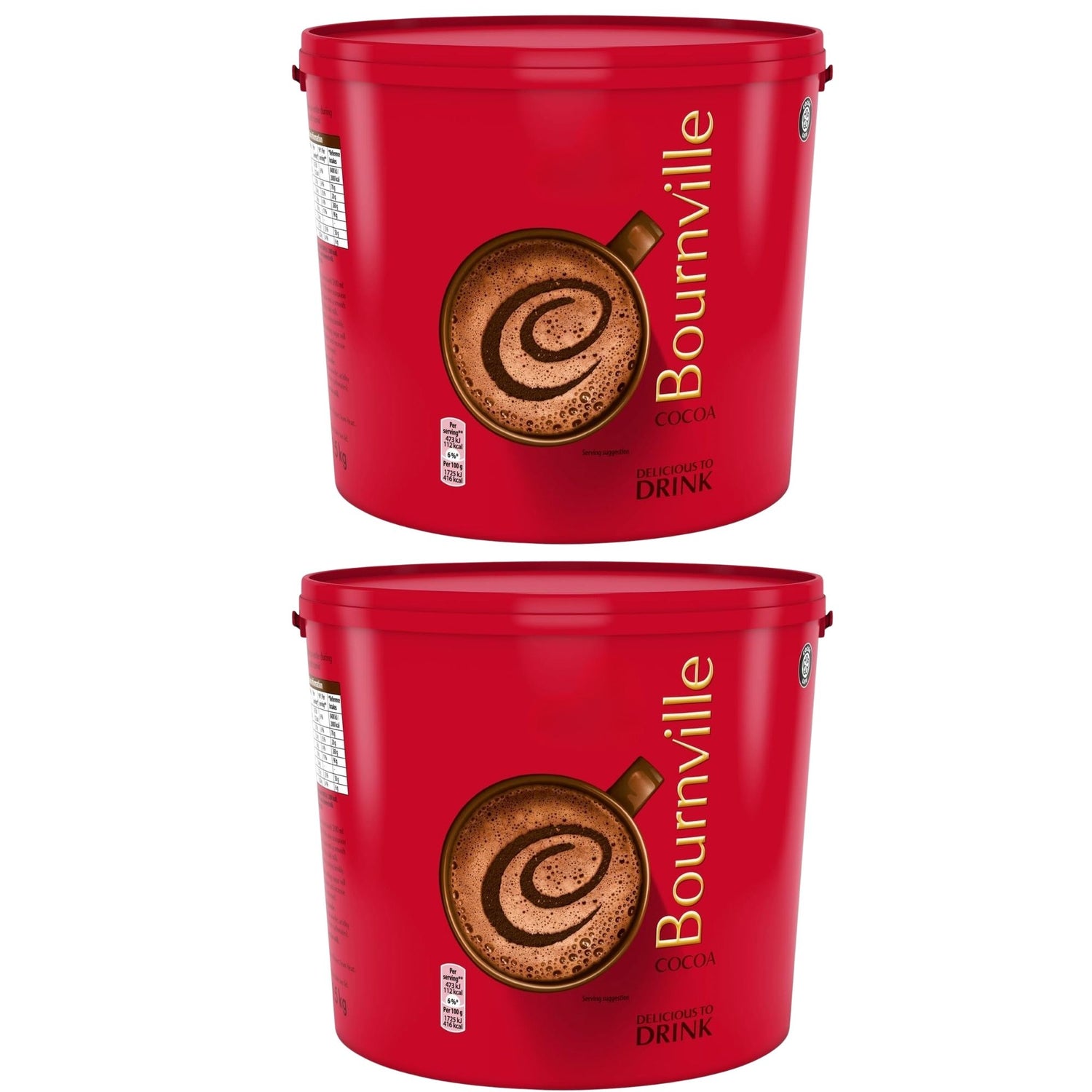 Bournville cocoa powder 1.5kg bulk pack for baking and drinks