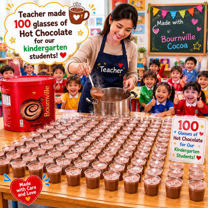 Smooth hot chocolate cocoa powder for everyday drinks