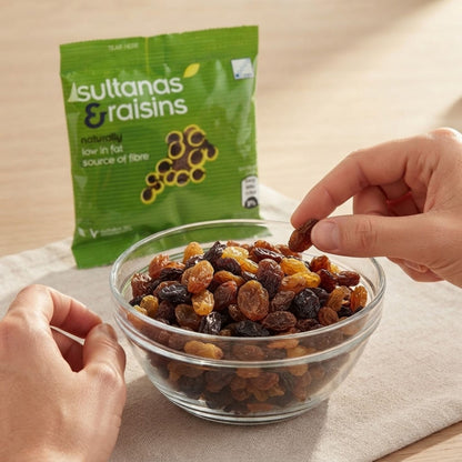 Brakes sultana and raisin dried fruit snack bags