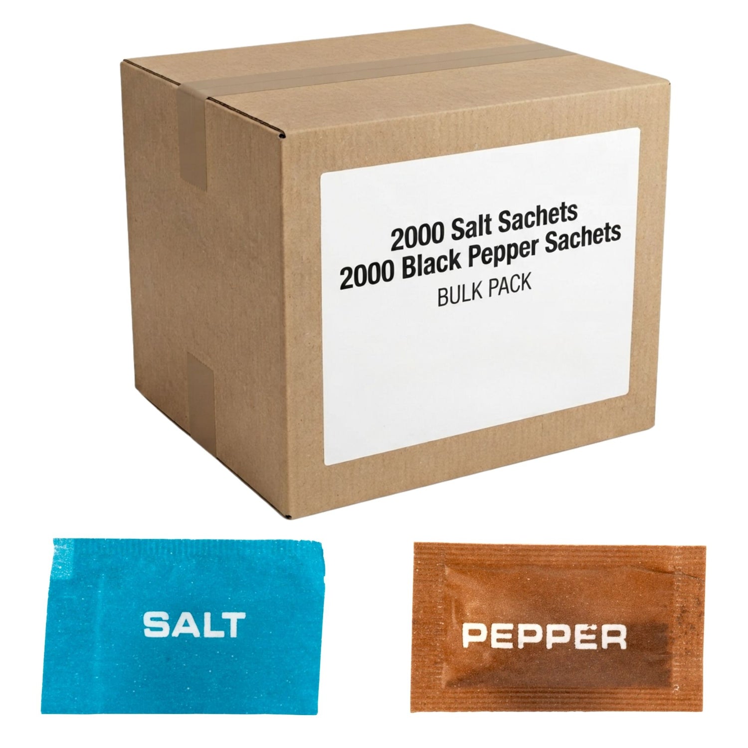 Brakes salt and black pepper sachets bulk pack