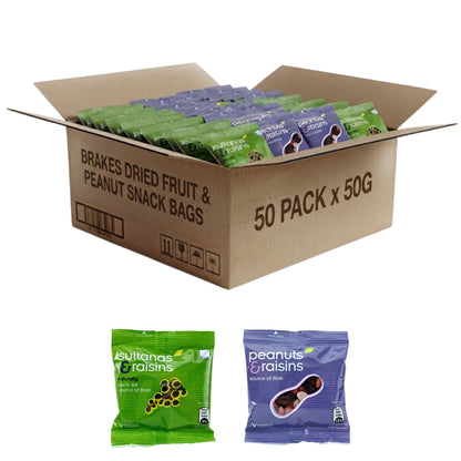 Brakes Sultanas Raisins and Peanuts Raisins Snack Twin Pack