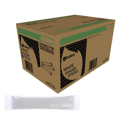 Brakes white sugar sticks 2.5g x 1000 pack
